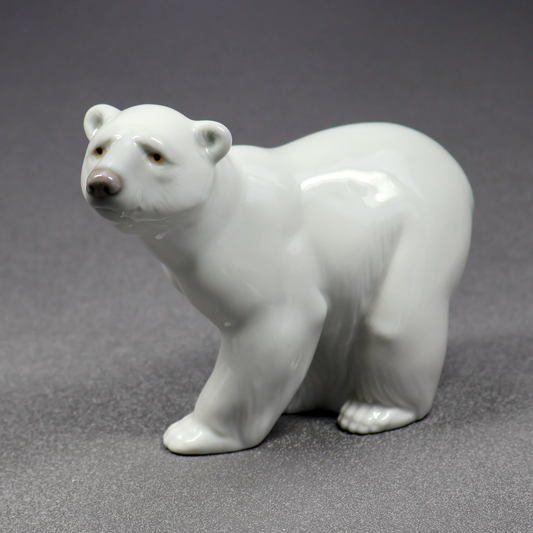 Lladro Attentive Polar Bear 1207-Figurine-Oakview Collectibles