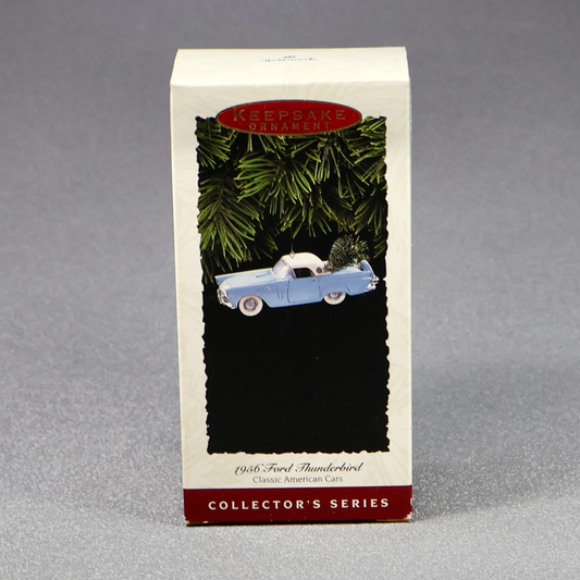 Hallmark 1993 Classic American Cars Series #3 - 1956 Ford Thunderbird-Ornament-Oakview Collectibles