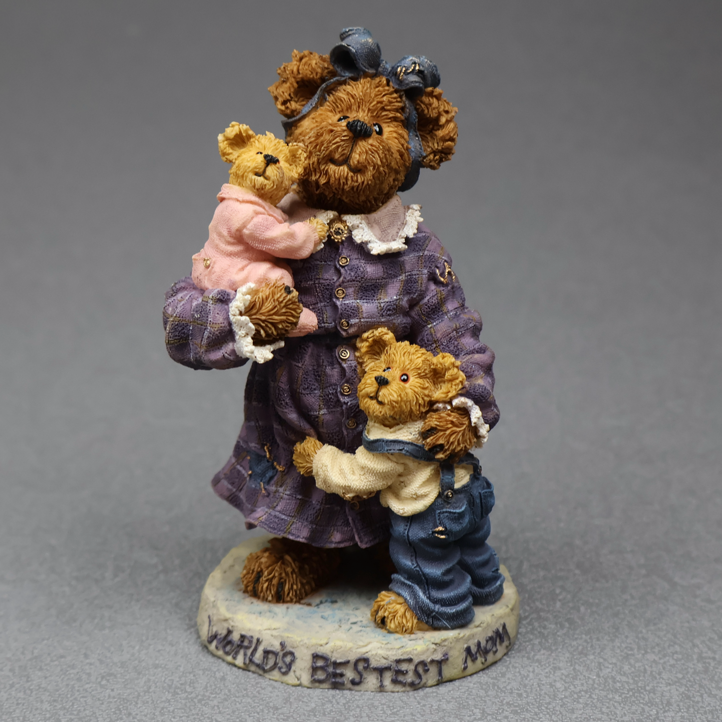 Boyds Bears Momma Caresalot Worlds Best Mom 82526-Figurine-Oakview Collectibles