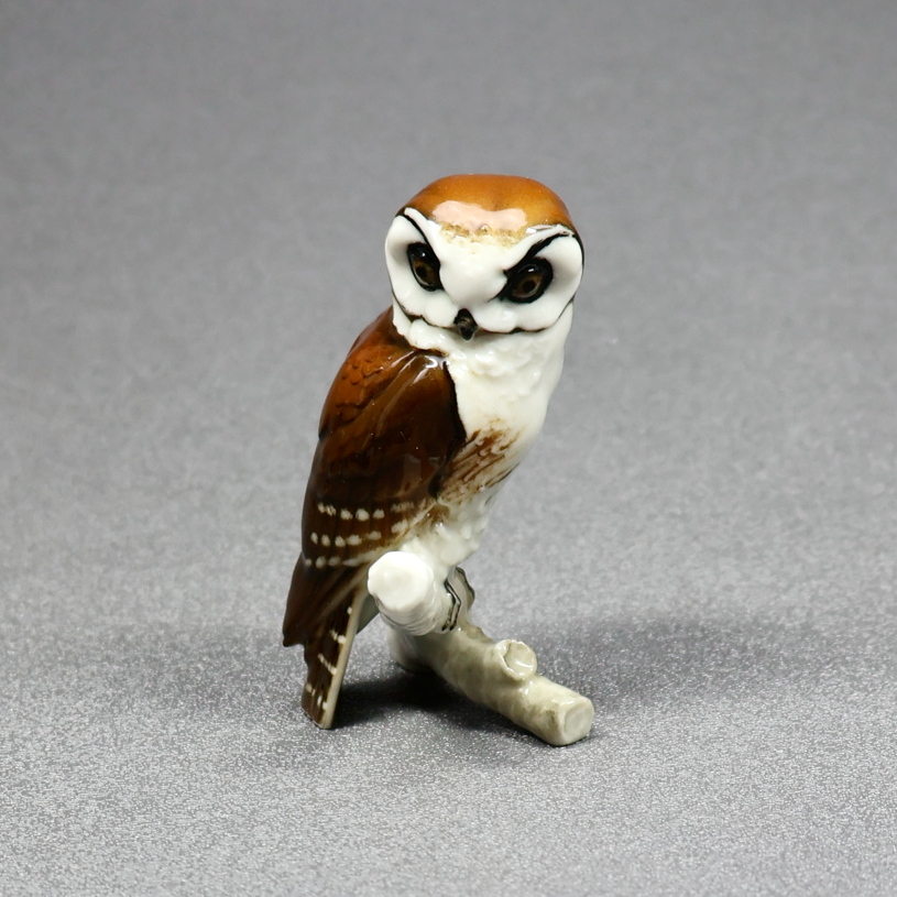 Hutschenreuther Screech Owl Miniature Figurine 8344-Figurine-Oakview Collectibles