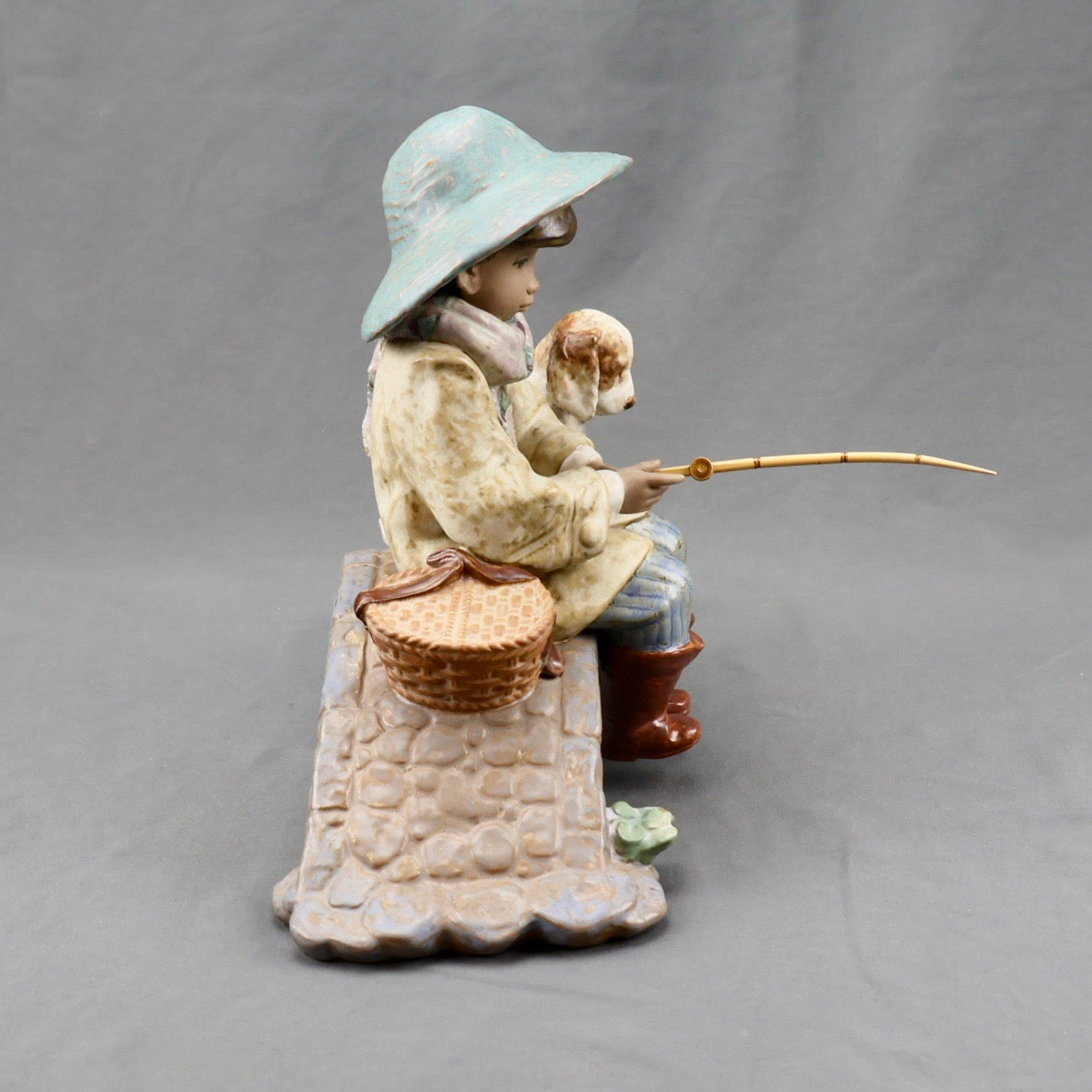 Lladro The Old Fishing Hole Gres Figurine 2237-Figurine-Oakview Collectibles