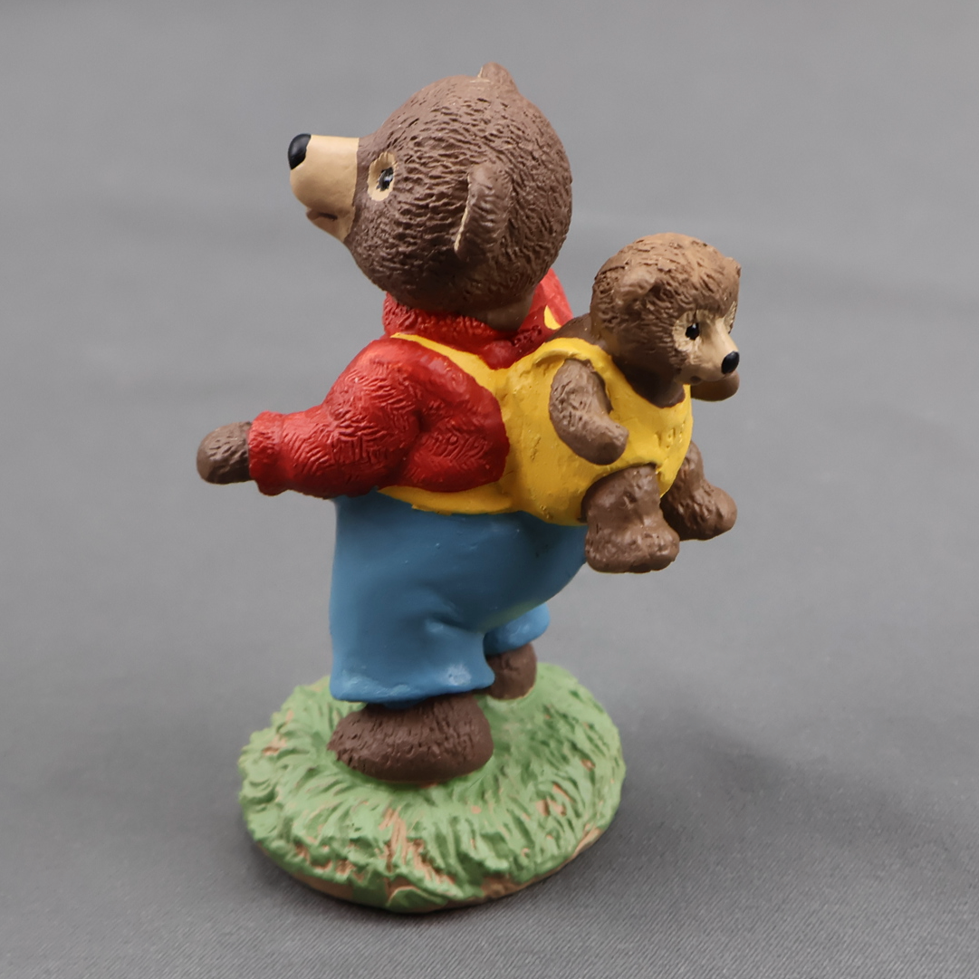 Hallmark Tender Touches Baby Bear in Backpack Figurine QEC9863-Figurine-Oakview Collectibles