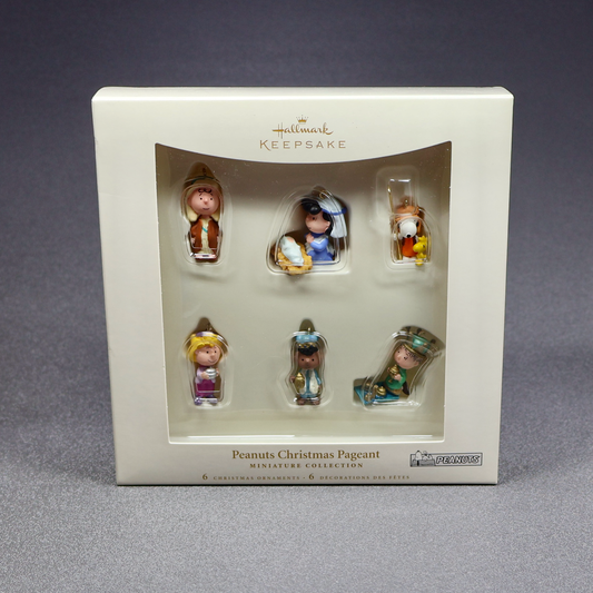 Hallmark 2006 Peanuts Christmas Pageant Set of 6 - Miniature-Ornament-Oakview Collectibles