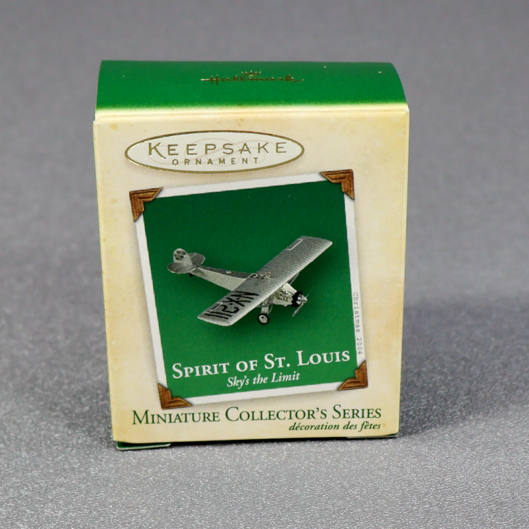 Hallmark 2004 Skys The Limit Mini #4 Spirit of St Louis - Miniature-Ornament-Oakview Collectibles