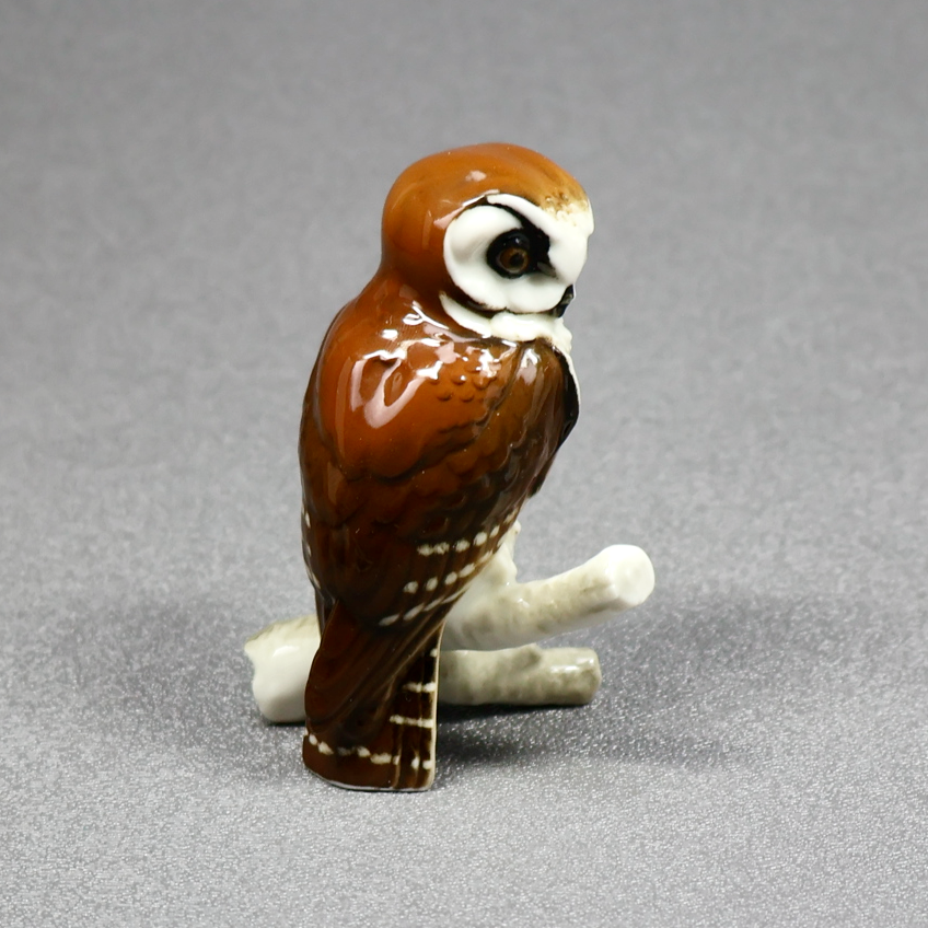 Hutschenreuther Screech Owl Miniature Figurine 8344-Figurine-Oakview Collectibles