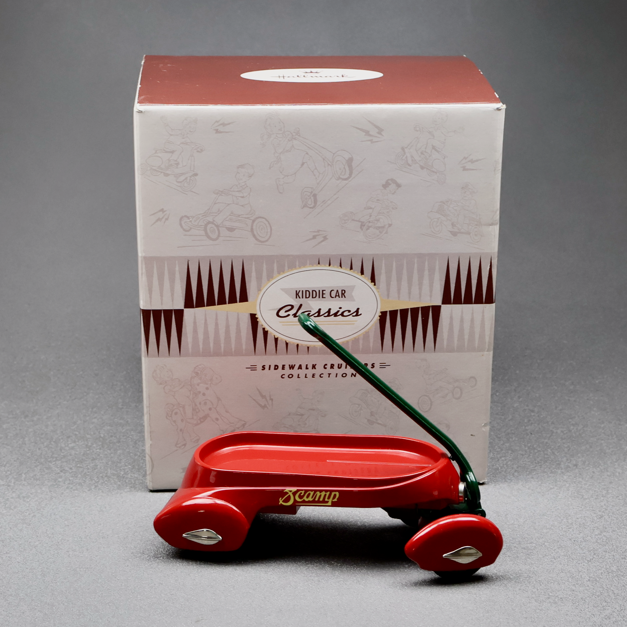 Hallmark Kiddie Car Classics Sidewalk Cruisers Collection 1937 Scamp Wagon LE-Diecast-Oakview Collectibles