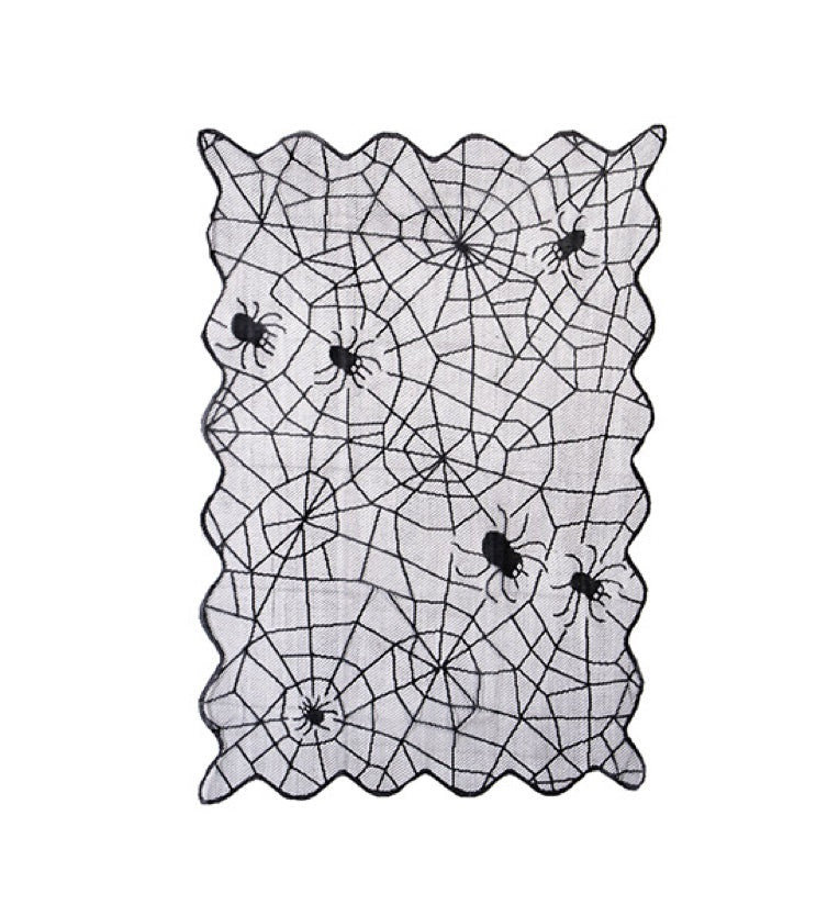 Darice Spiderweb Lace Table Topper-Table Linens-Oakview Collectibles