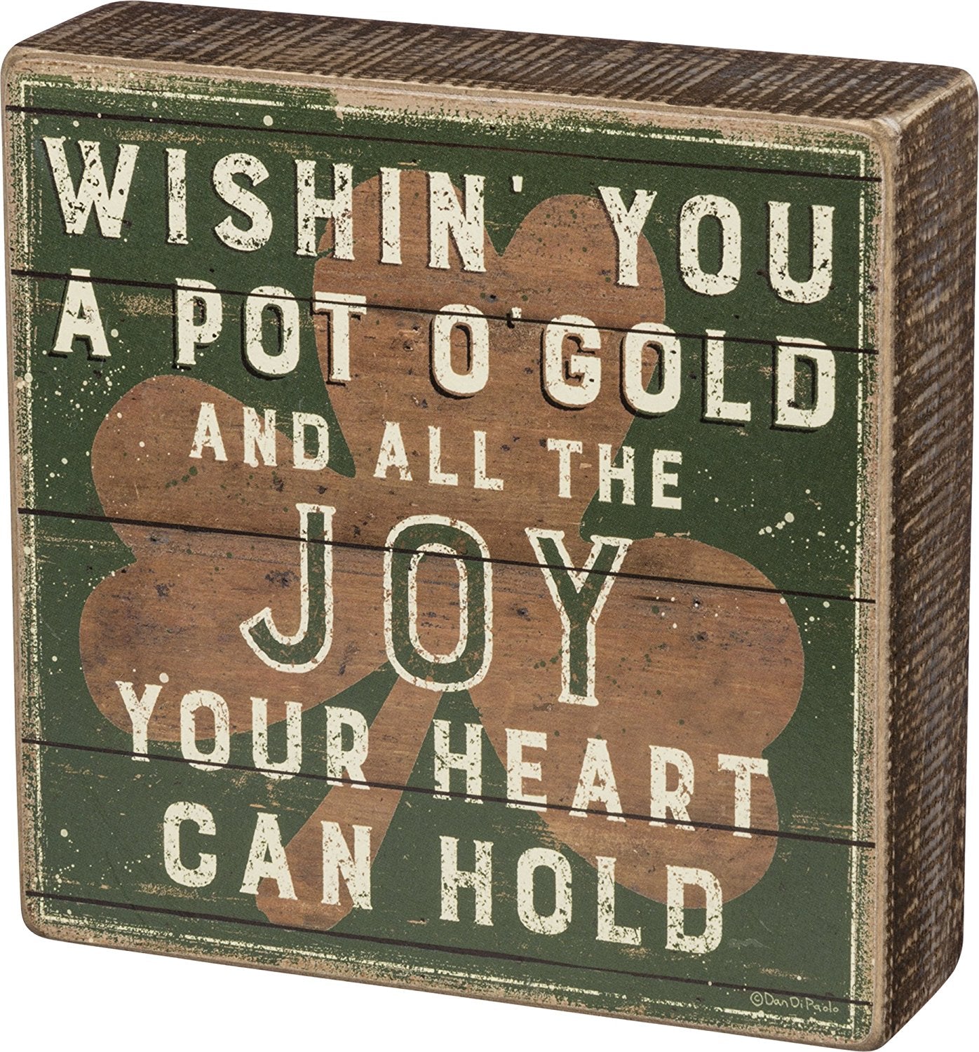 Primitives By Kathy Wishin You A Pot of Gold Box Sign-Box Sign-Oakview Collectibles