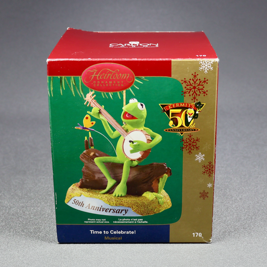 Carlton Cards Time to Celebrate! Kermit the Frog-Ornament-Oakview Collectibles