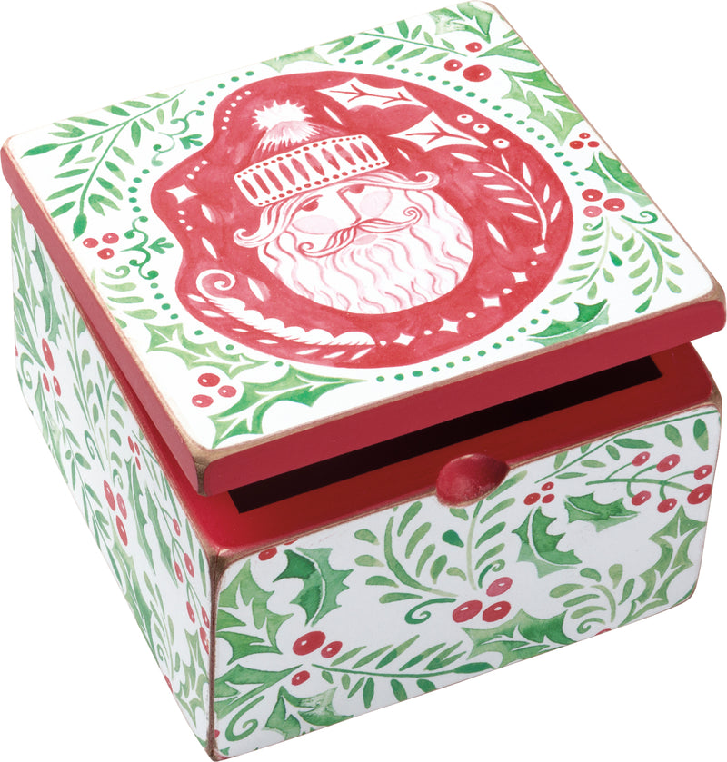 PBK Santa Hinged Box-Box-Oakview Collectibles