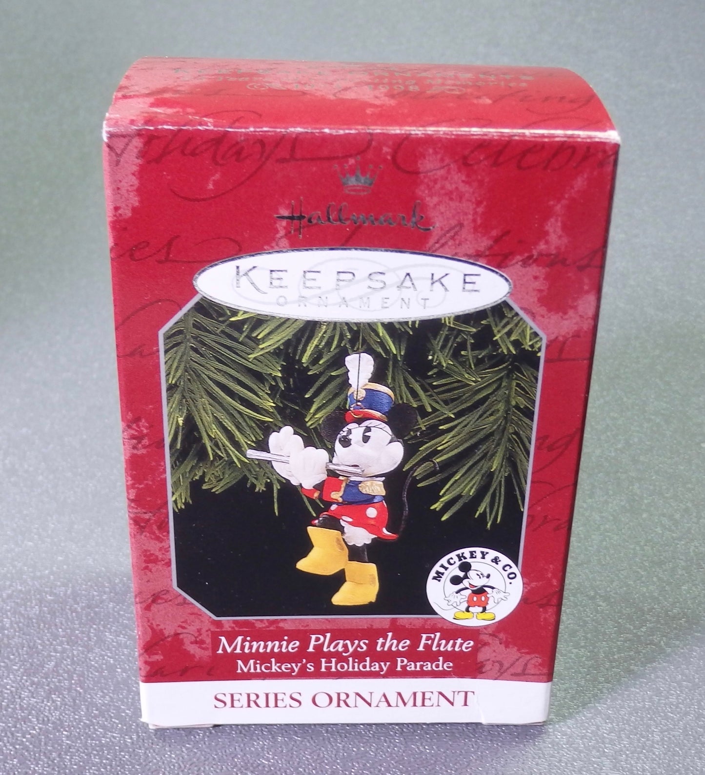 Hallmark 1998 Mickeys Holiday Parade #2 Minnie Plays the Flute-Ornament-Oakview Collectibles