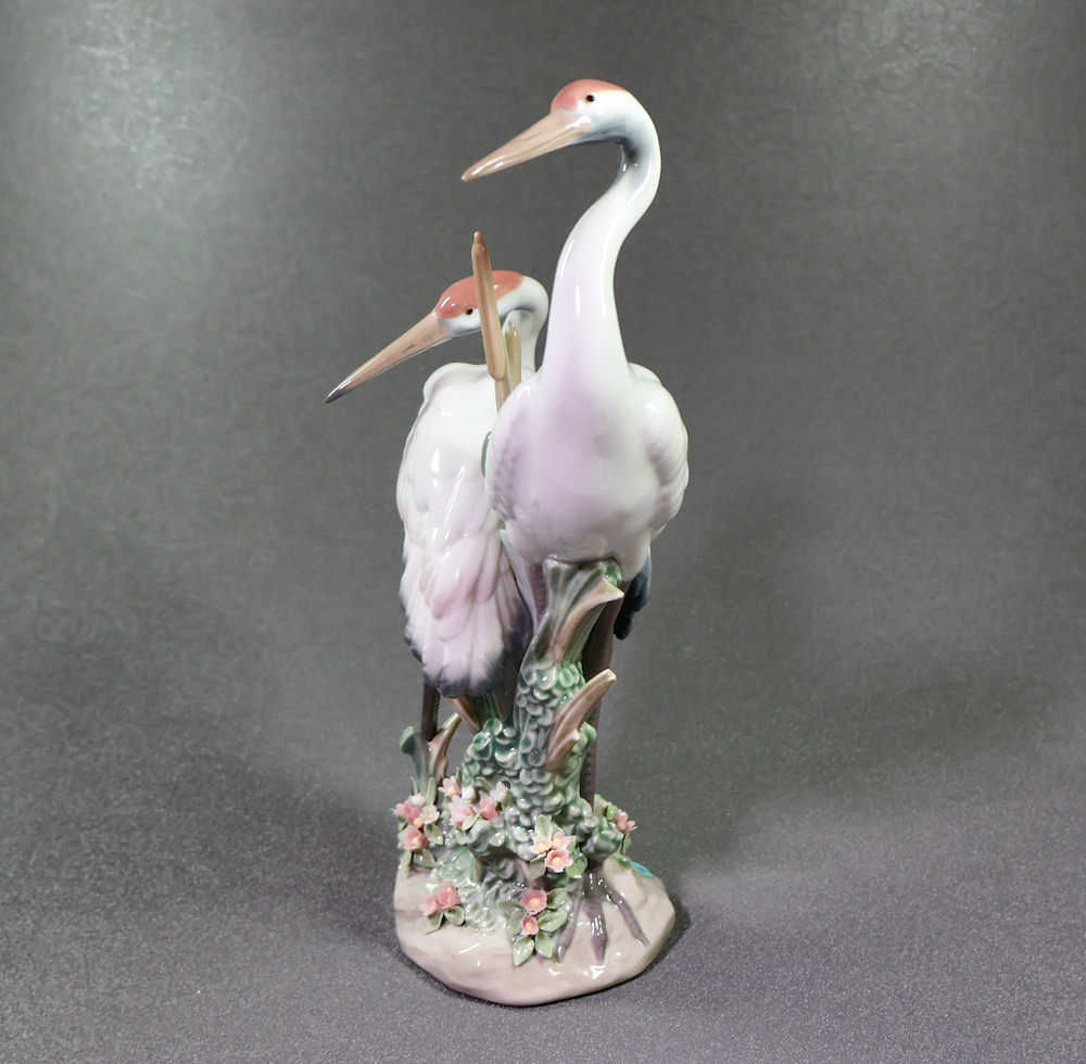 Lladro Courting Cranes 1611-Figurine-Oakview Collectibles