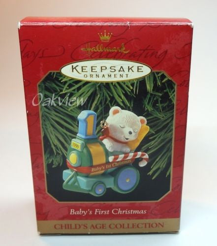 Hallmark 1999 Baby's First Christmas Child's Age-1995-99-Oakview Collectibles