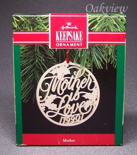 Hallmark 1990 Mother-Ornament-Oakview Collectibles