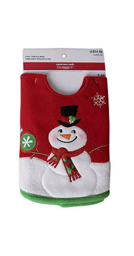 Darice Snowman Mini Tree Skirt - 18in-Tree Skirt-Oakview Collectibles