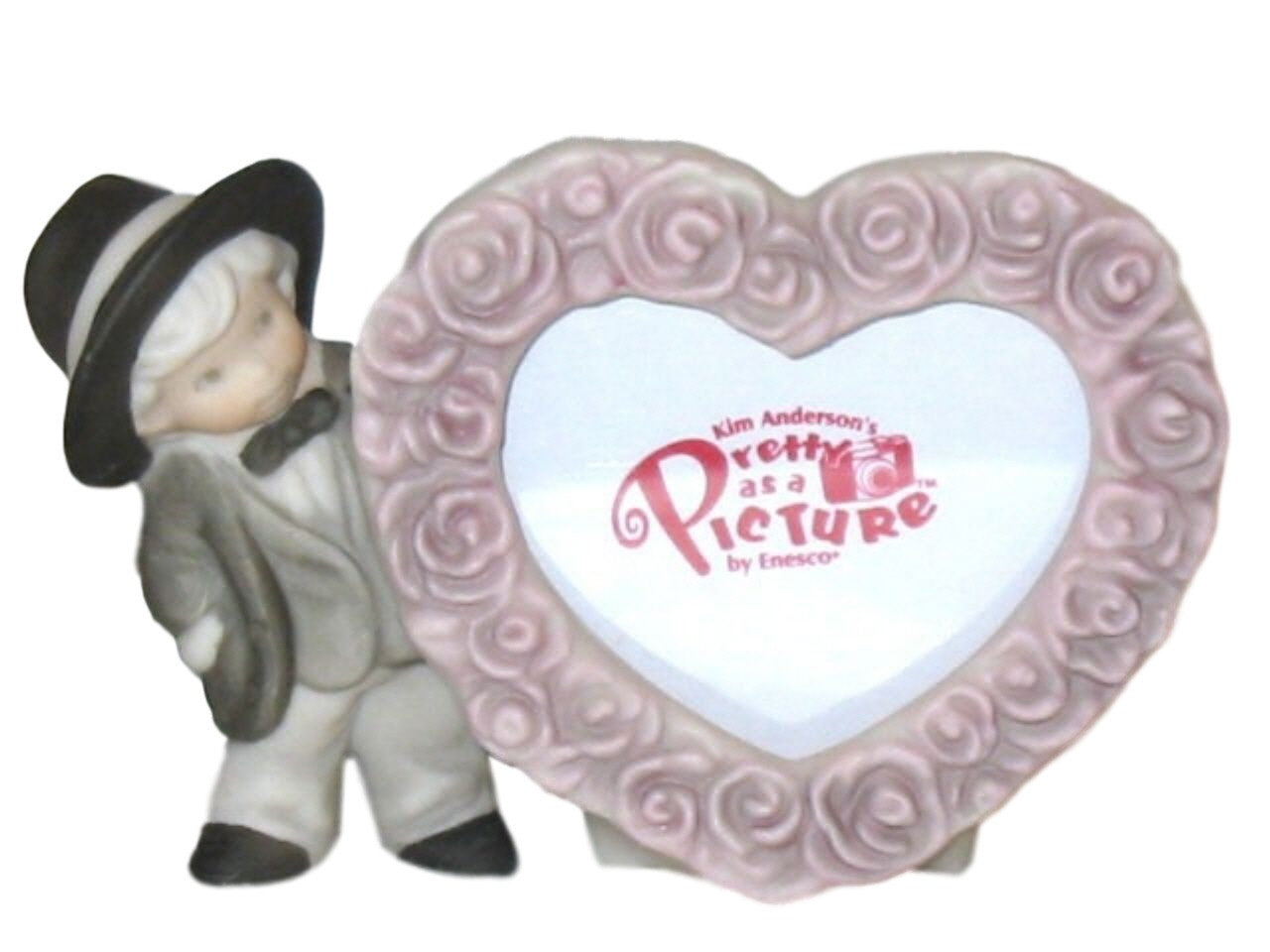 Pretty As A Picture Boy Heart Frame-Photo Holder-Oakview Collectibles