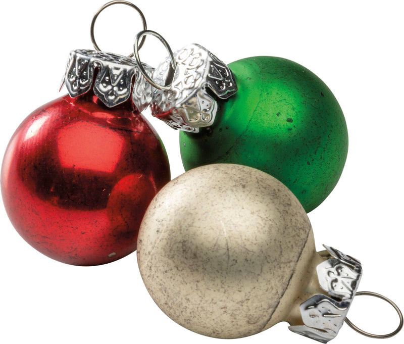 Multi Colored Miniature Glass Ball Ornaments Set of 24-Ornament-Oakview Collectibles