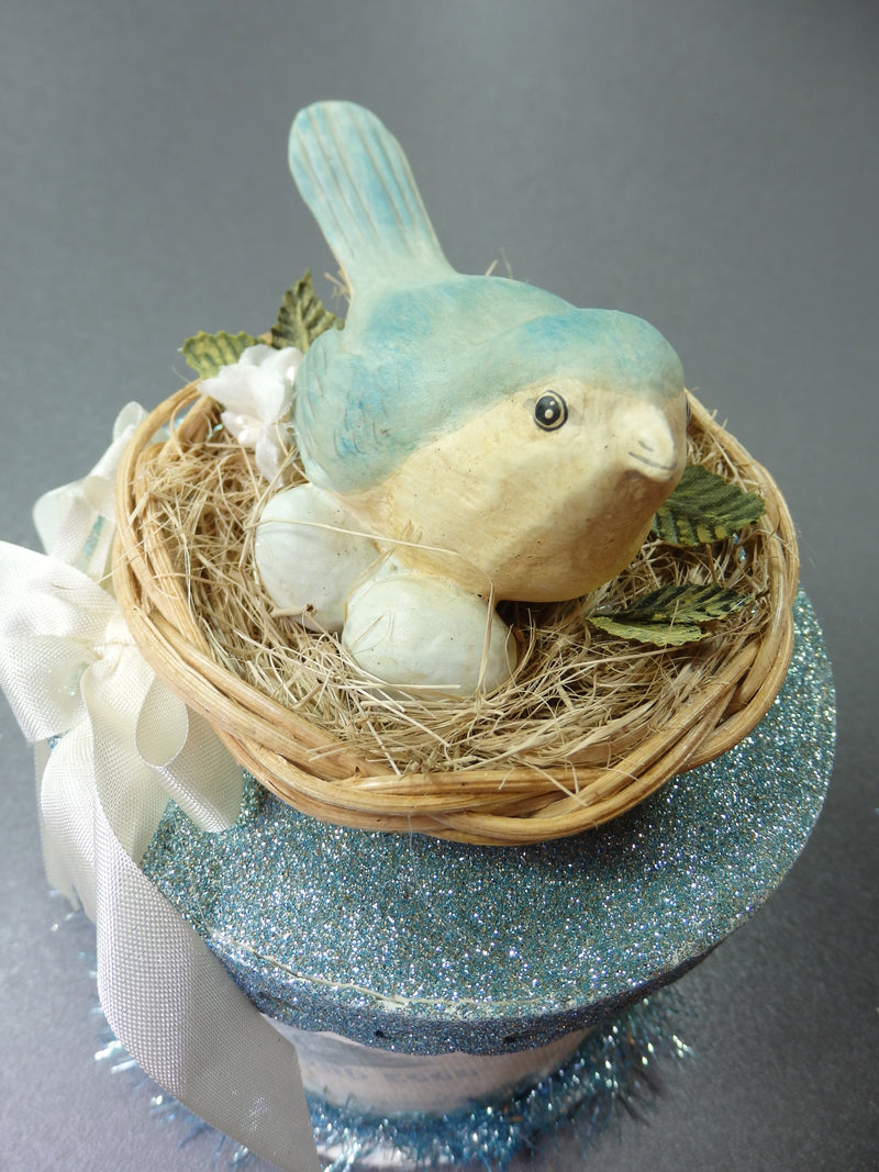 Bethany Lowe Blue Bird Flea Market Container-Oakview Collectibles