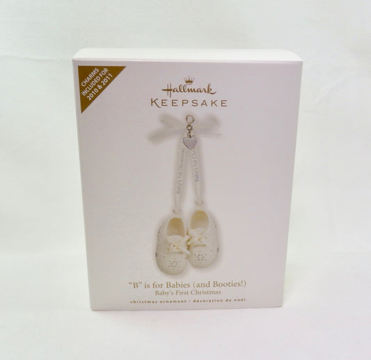 Hallmark 2010 B is for Babies (and Booties)-Ornament-Oakview Collectibles