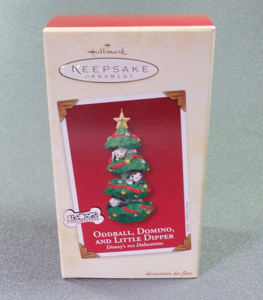 Hallmark 2002 Oddball Domino And Little Dipper-Ornament-Oakview Collectibles