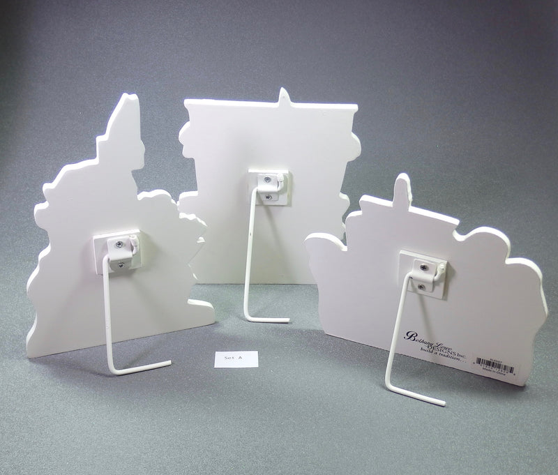 Bethany Lowe Farmers Market Easter Dummy Board Set of 3-Dummy Board-Oakview Collectibles