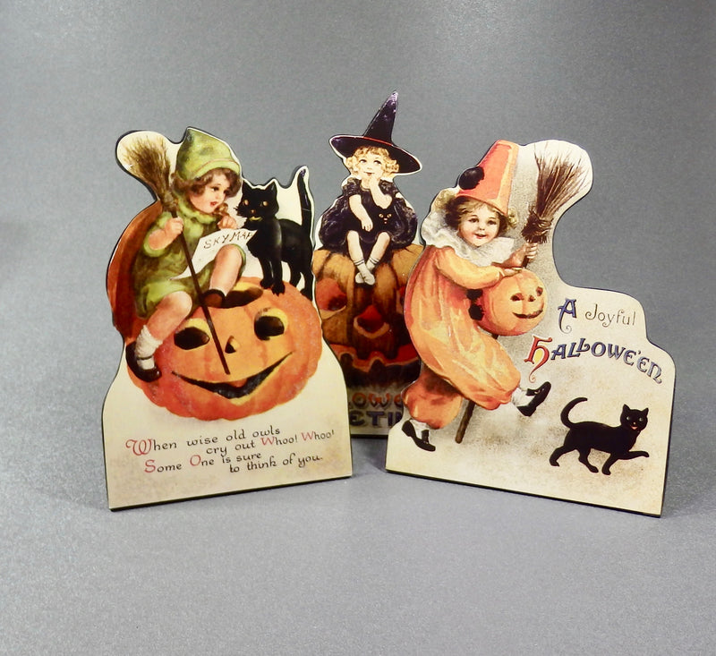Bethany Lowe Vintage Halloween Child Dummy Boards Set of 3-Dummy Board-Oakview Collectibles