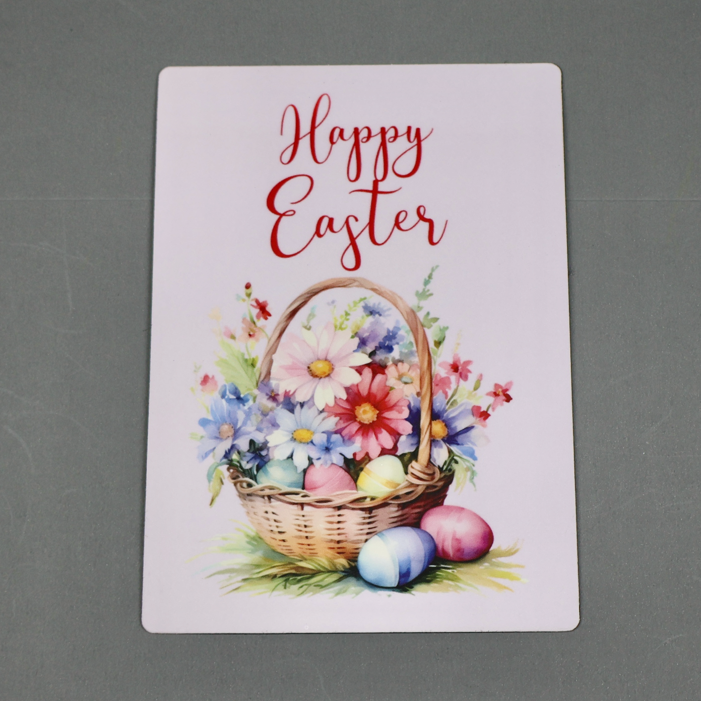 Happy Easter Basket Pink 4x5.5 Magnet-Magnet-Oakview Collectibles