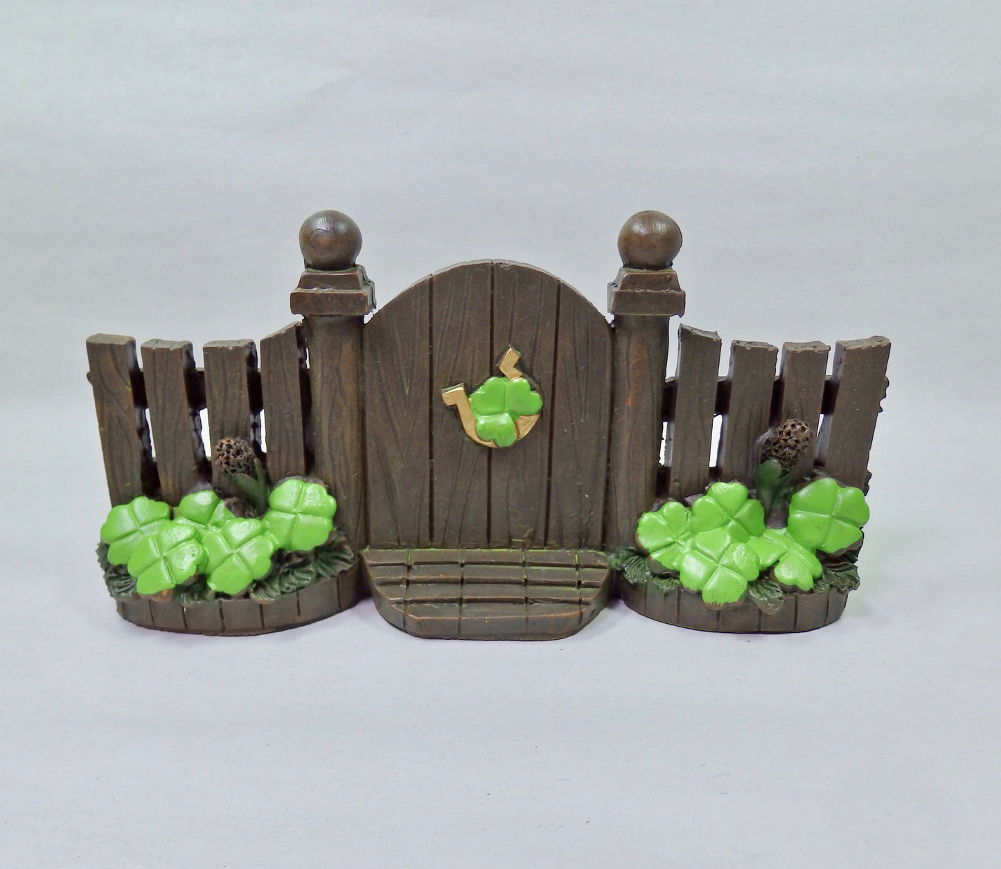 Darice Miniature Fairy Garden St Patricks Day Gate-Fairy Garden-Oakview Collectibles