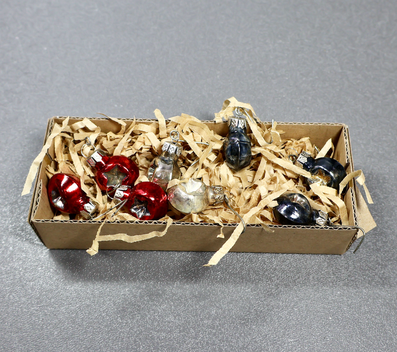 Bethany Lowe Americana Mini Glass Ball Ornaments 8pcs *Set C*-Ornament-Oakview Collectibles