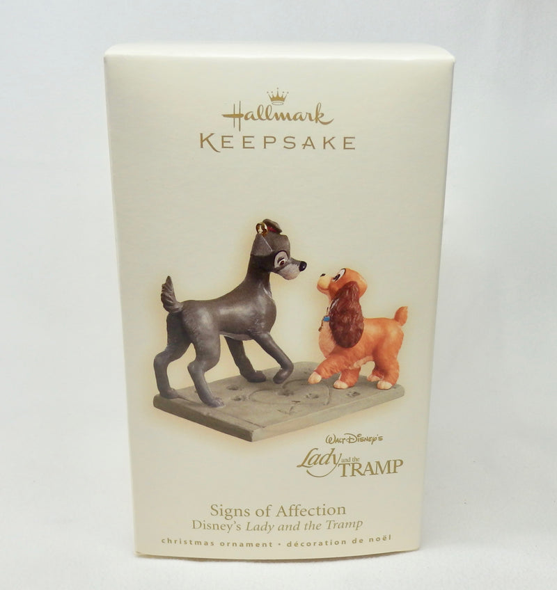 Hallmark 2008 Signs of Affection - Lady and the Tramp-Ornament-Oakview Collectibles