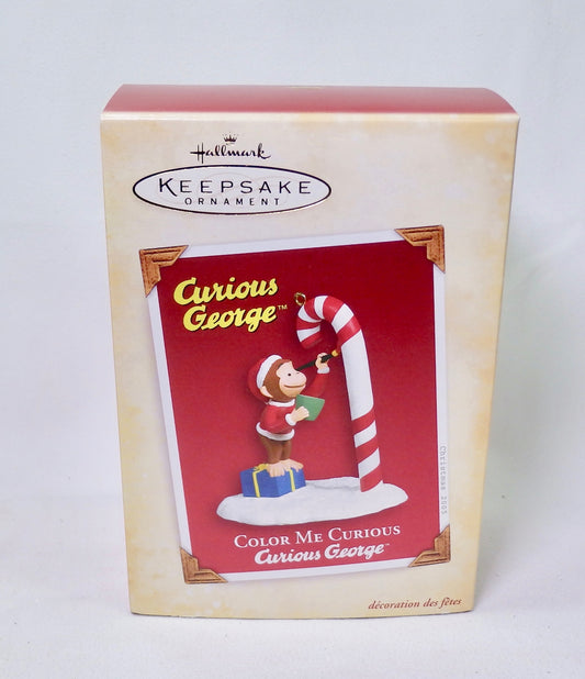 Hallmark 2005 Color Me Curious - Curious George-Ornament-Oakview Collectibles