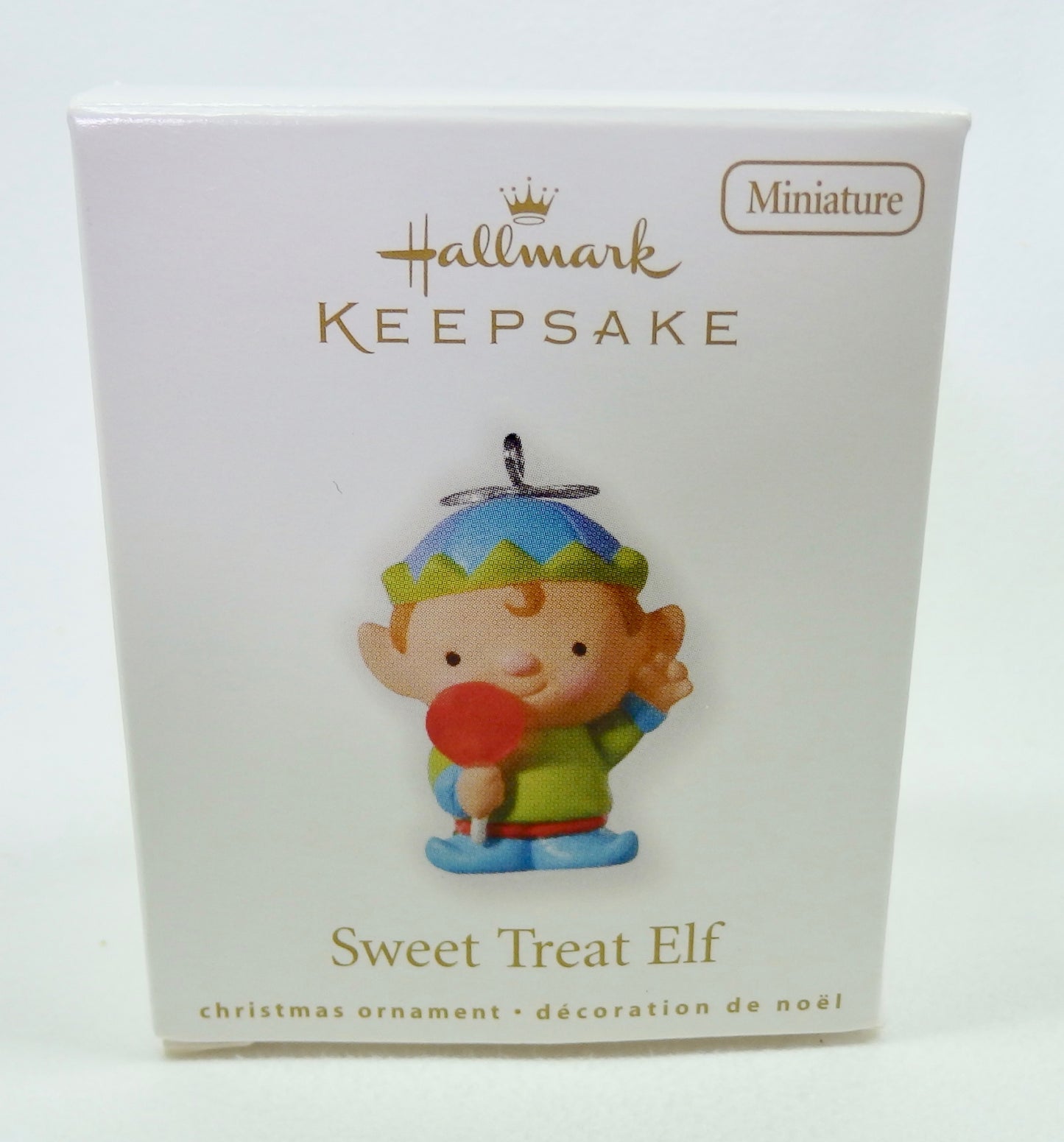 Hallmark 2010 Sweet Treat Elf - Miniature-Ornament-Oakview Collectibles