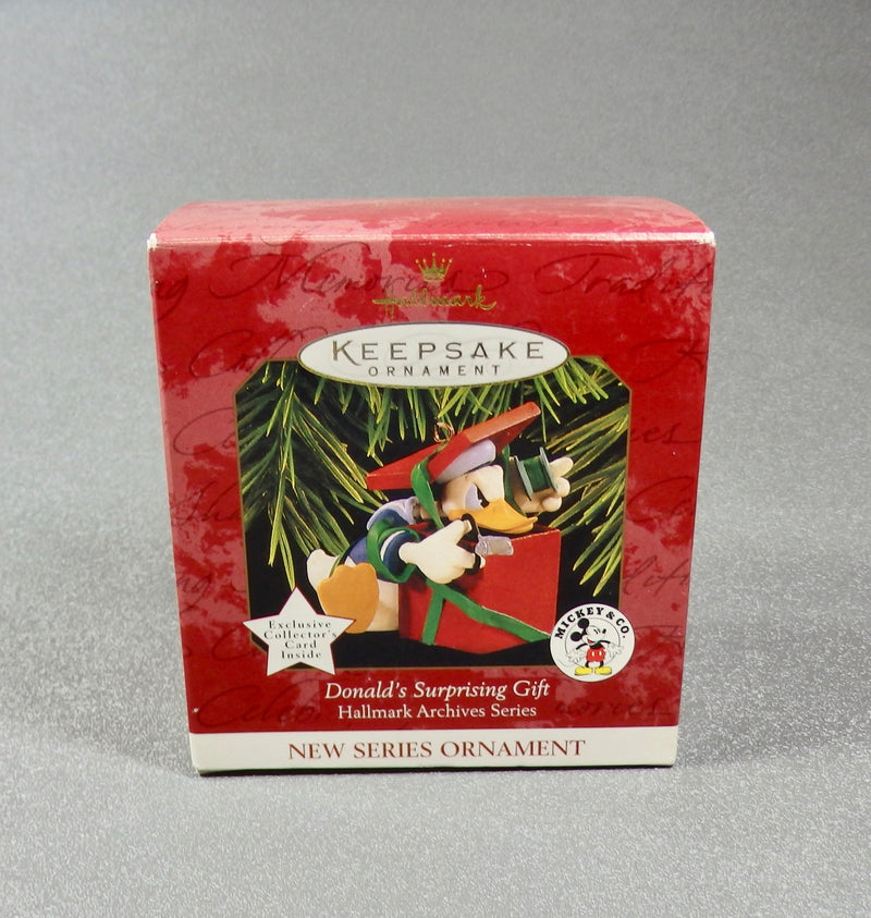 Hallmark 1997 Hallmark Archives #1 - Donalds Surprising Gift-Ornament-Oakview Collectibles