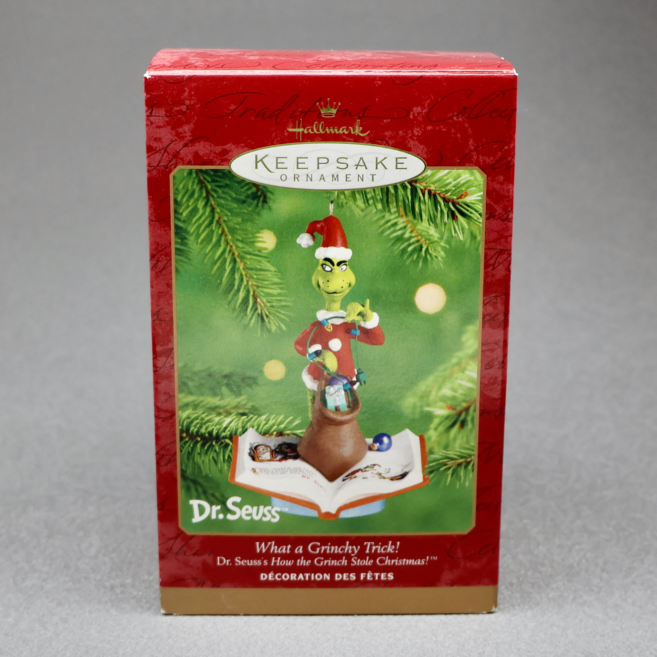 Hallmark 2001 What A Grinchy Trick!-Ornament-Oakview Collectibles