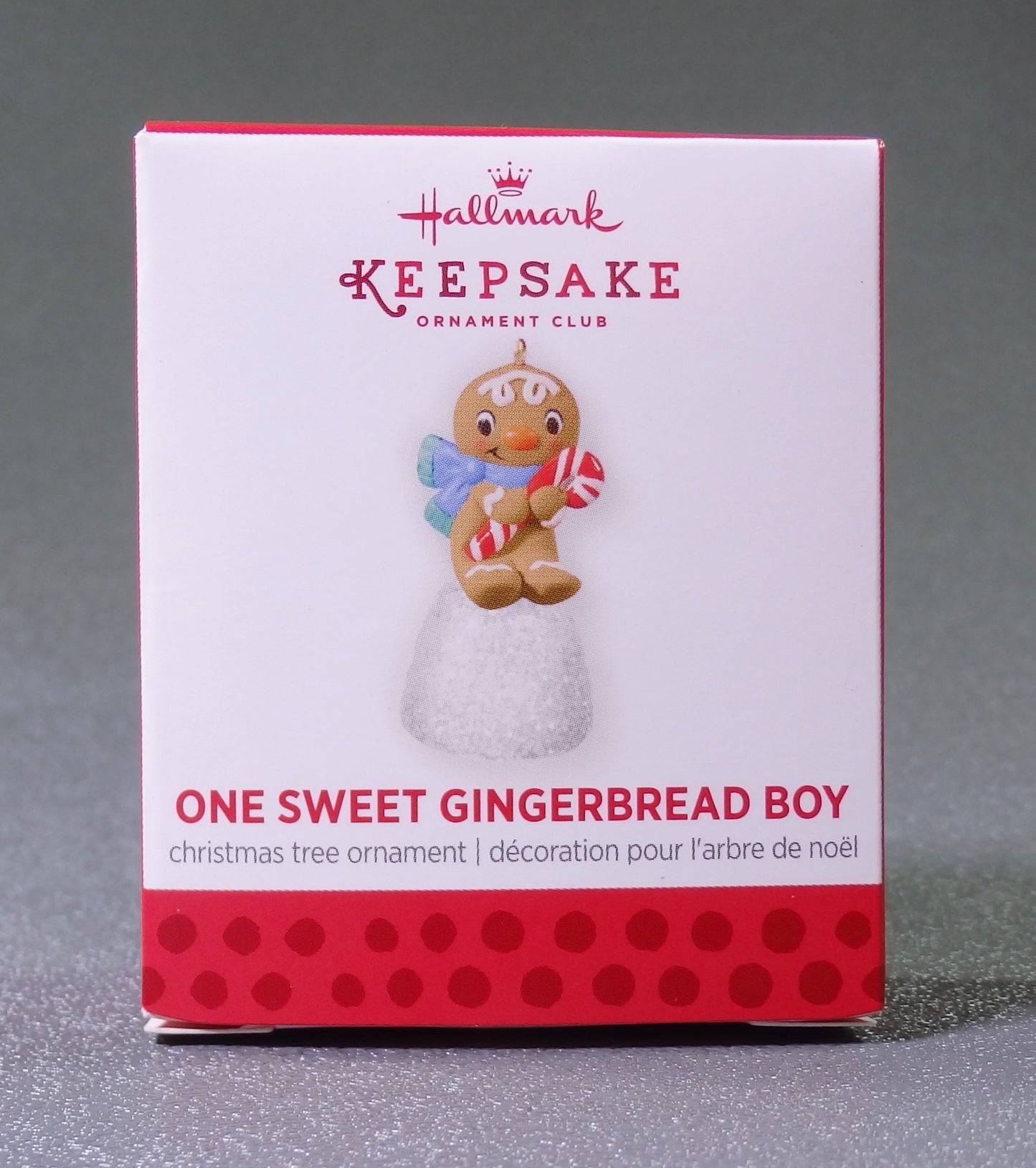 Hallmark 2013 One Sweet Gingerbread Boy - Miniature-Ornament-Oakview Collectibles