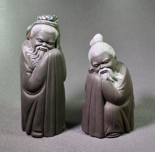 Lladro Oriental Tall Chinese 2056 & Short Chinese 2057-Figurine-Oakview Collectibles