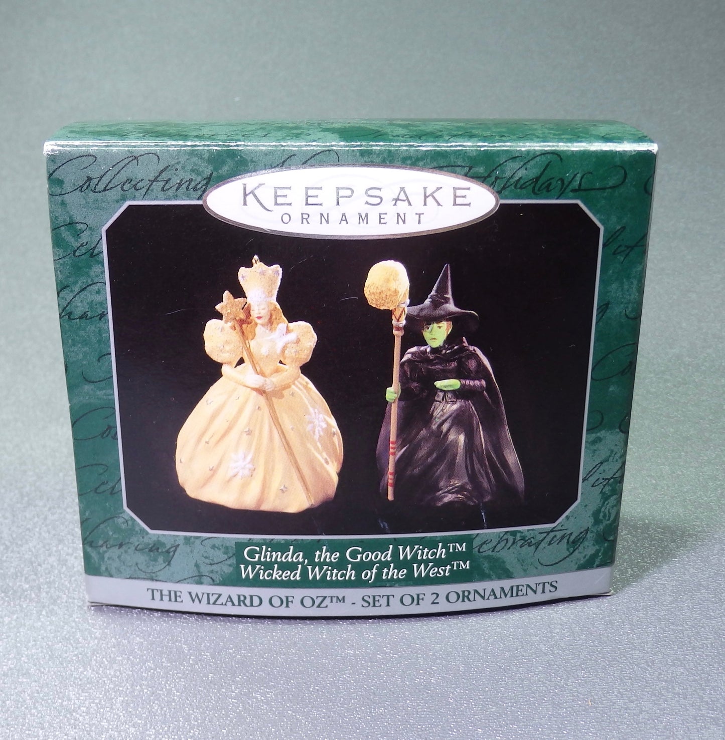 Hallmark 1998 Glinda the Good Witch Wicked Witch of the West - Miniature-Ornament-Oakview Collectibles