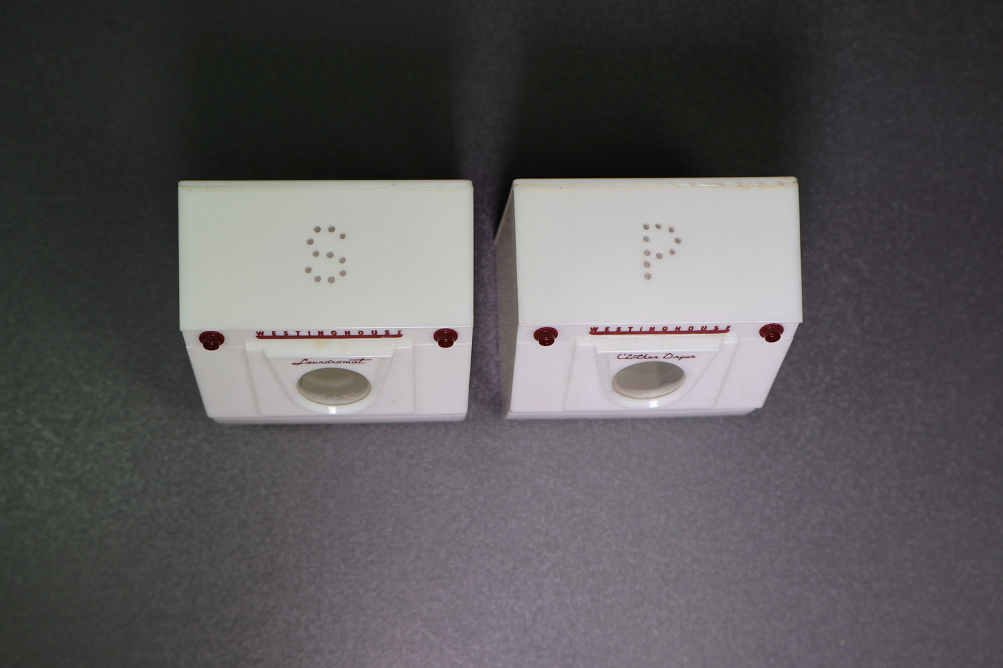 Ideal Models Westinghouse Washer & Dryer Salt & Pepper Shakers-Salt and Pepper-Oakview Collectibles