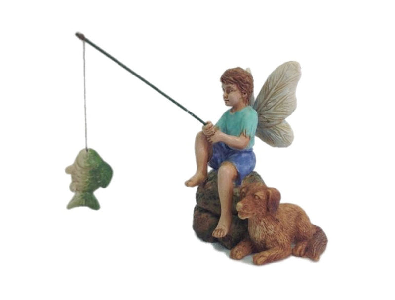 MHG Fairy Garden Gone Fishin-Fairy Garden-Oakview Collectibles