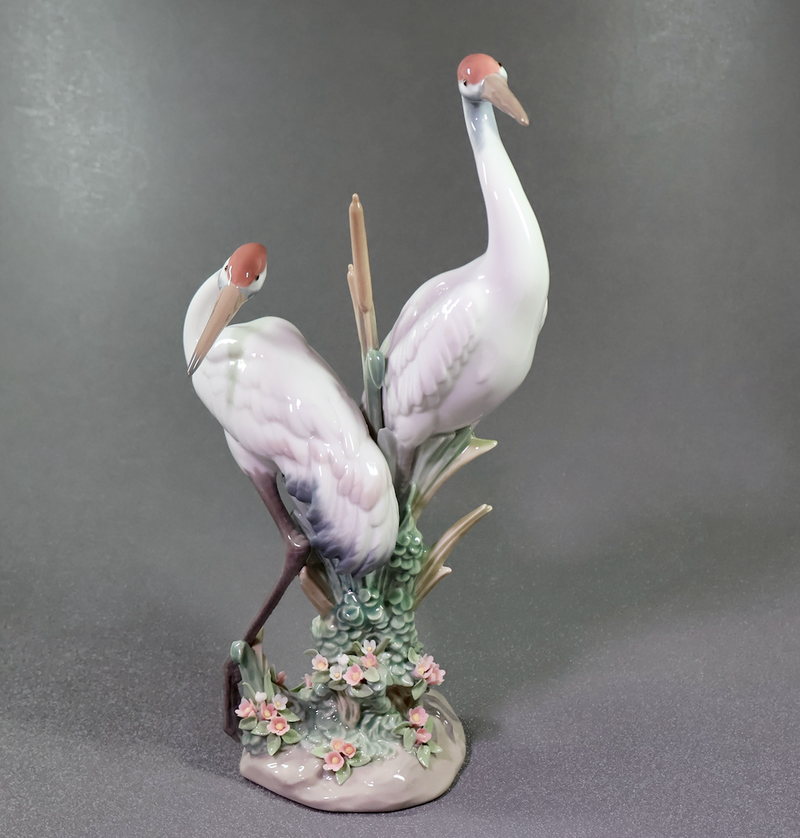 Lladro Courting Cranes 1611-Figurine-Oakview Collectibles