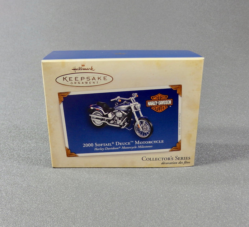 Hallmark 2005 Harley Davidson Motorcycles #7 2000 Softail Deuce-Ornament-Oakview Collectibles
