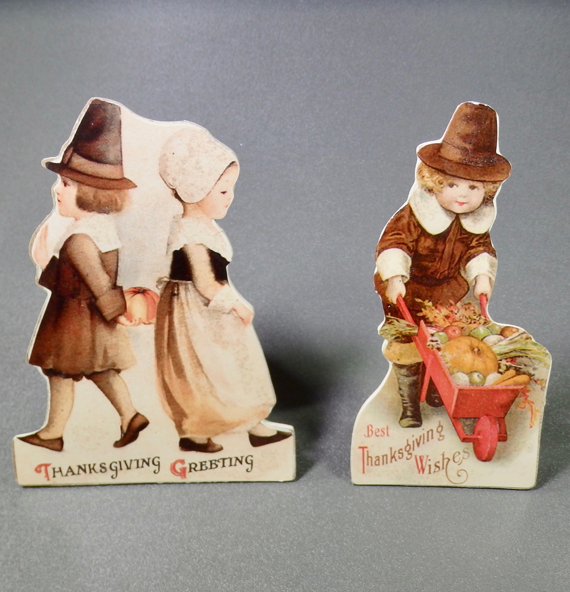 Bethany Lowe Thanksgiving Dummy Board Set of 4-Dummy Board-Oakview Collectibles