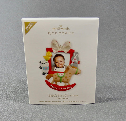Hallmark 2012 Baby's First Christmas Photo Holder-Ornament-Oakview Collectibles