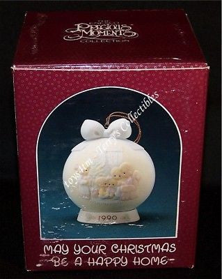Precious Moments May Your Christmas Be A Happy Home-Ornaments-Oakview Collectibles