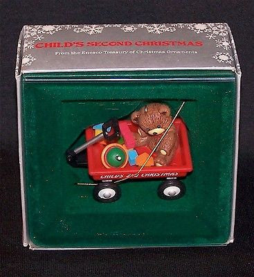 Enesco 1985 Child's 2nd Christmas-ornament-Oakview Collectibles