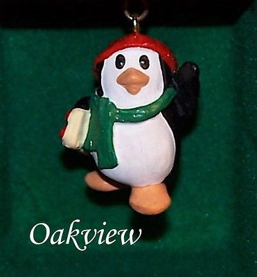 Hallmark 1988 Penguin Pal #1 - Miniature-Ornament-Oakview Collectibles