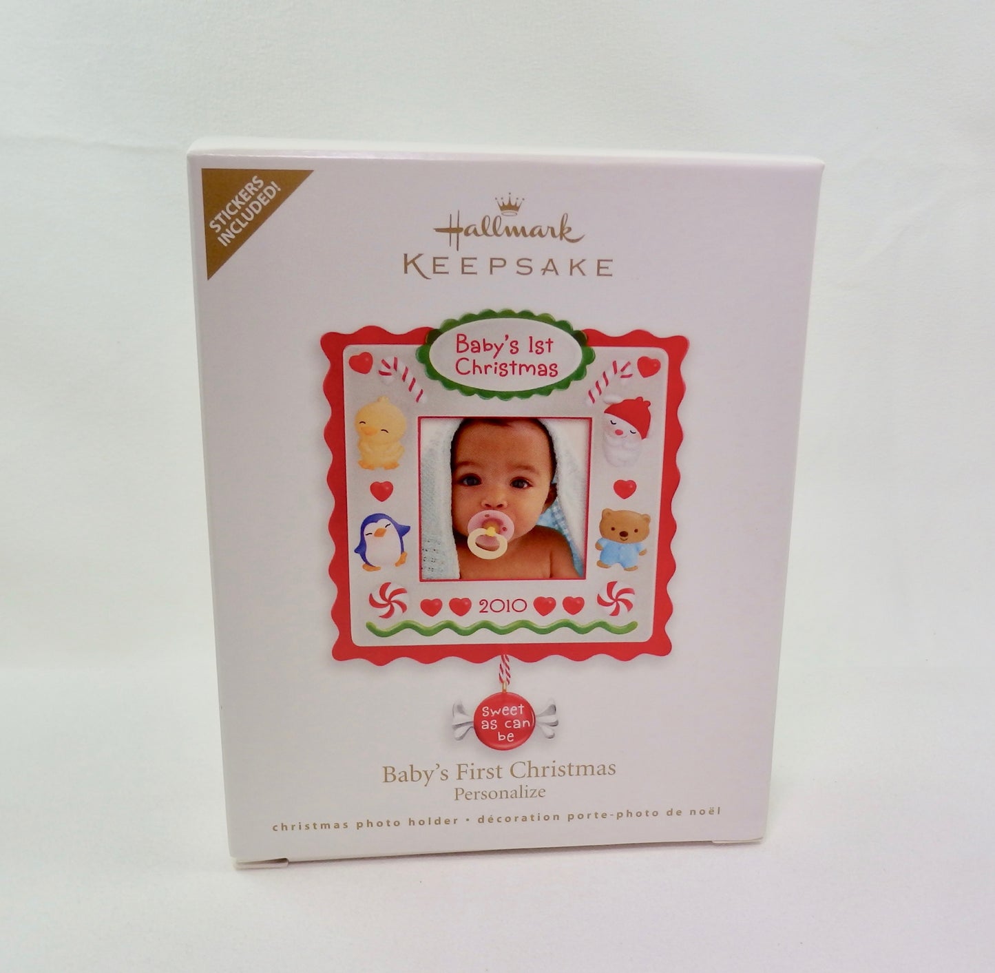 Hallmark 2010 Babys First Christmas Photo Holder-Ornament-Oakview Collectibles