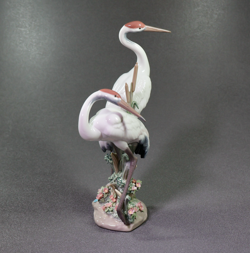 Lladro Courting Cranes 1611-Figurine-Oakview Collectibles