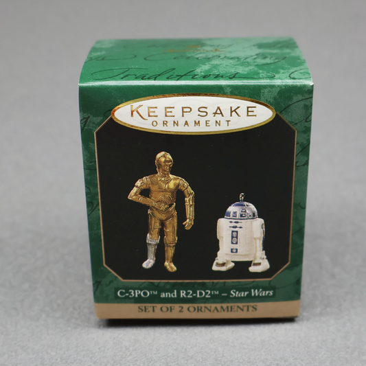 Hallmark 1997 C-3PO and R2-D2 - Star Wars - Miniature-Ornament-Oakview Collectibles