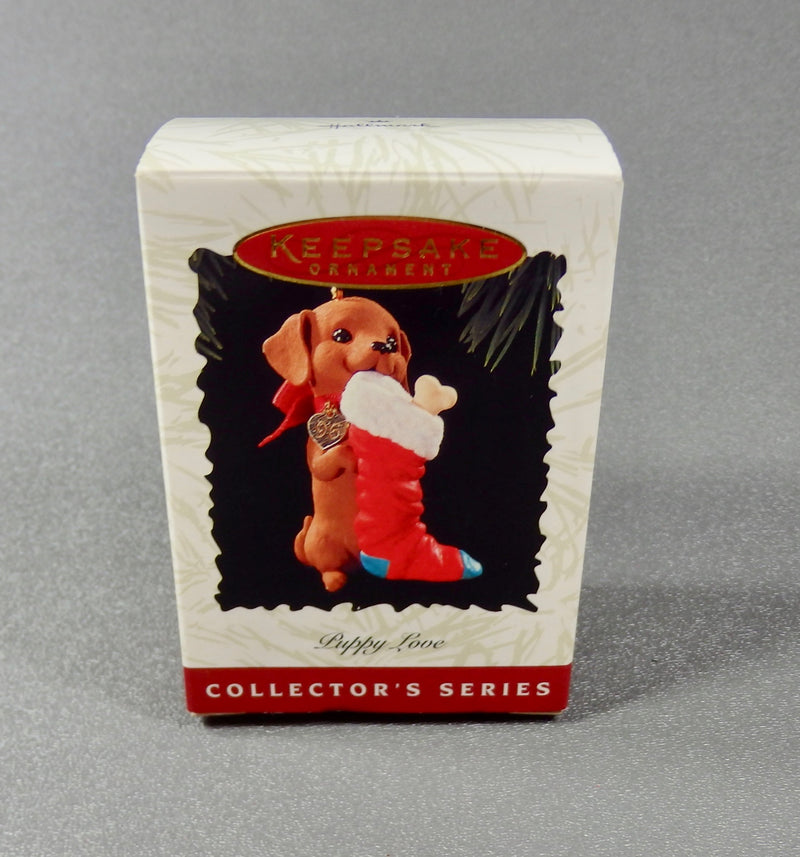 Hallmark 1996 Puppy Love #6, Dachshund-Ornament-Oakview Collectibles